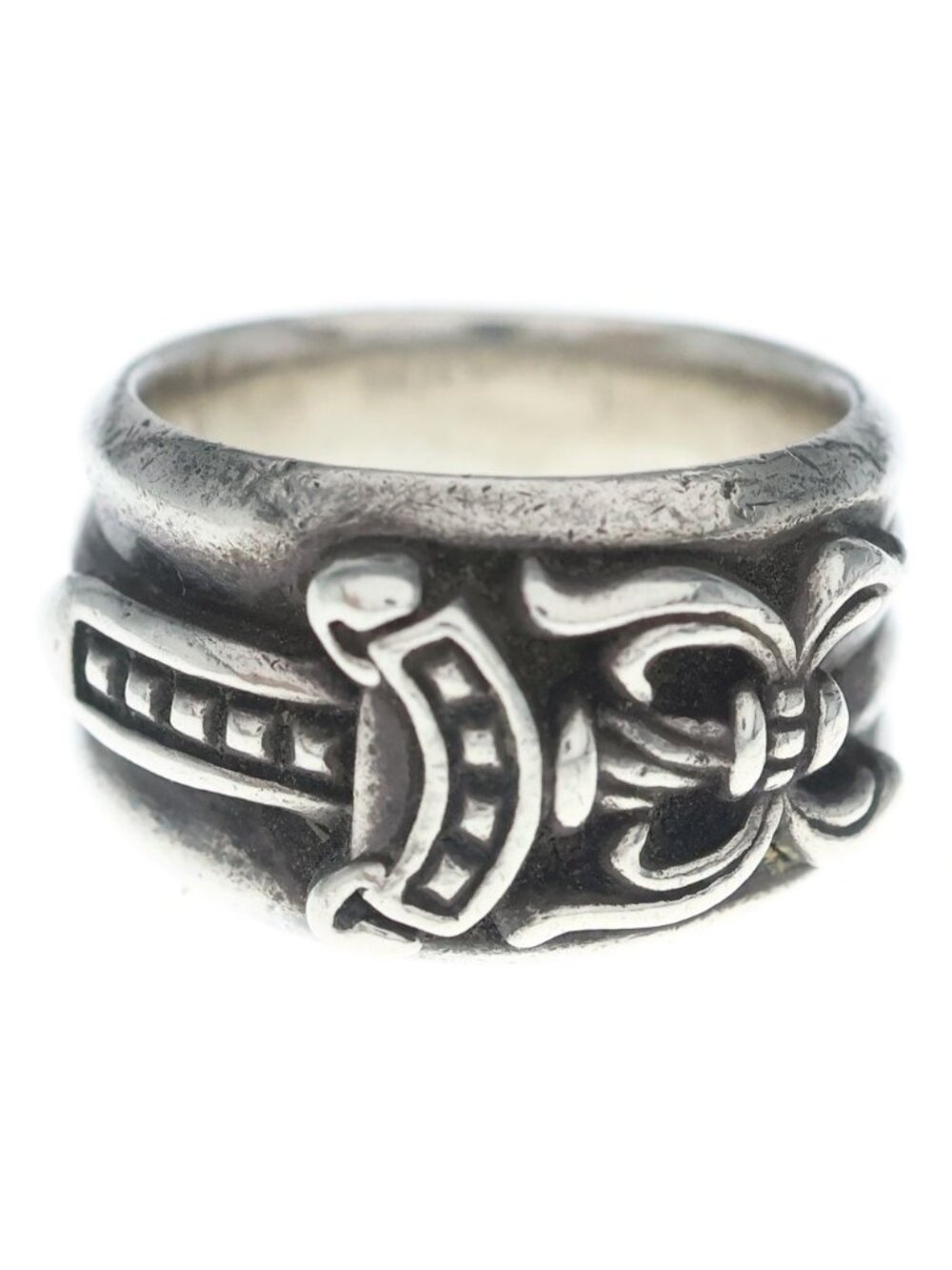 Chrome Hearts Dagger Ring Silver